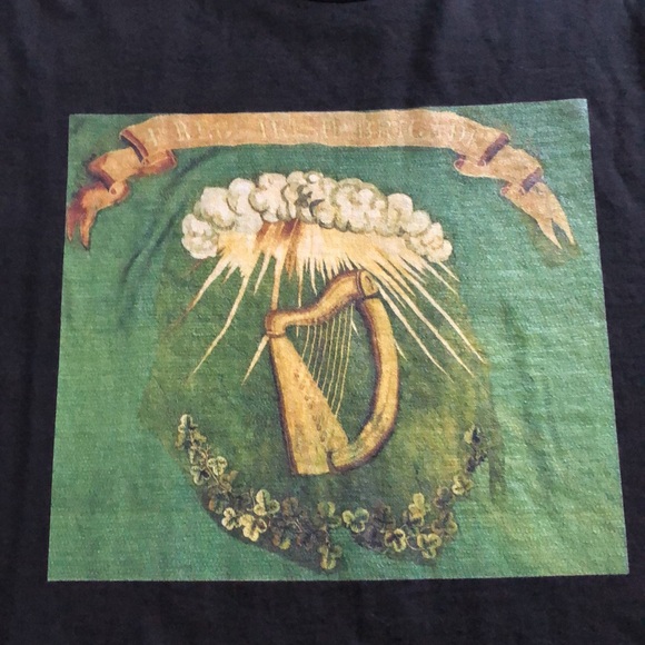 Delta Pro Weight 'Free Irish Brigade' Men's Graphic T-Shirt Sz 2XL - Picture 6 of 11